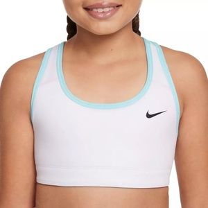 New Nike Girls' Pro Swoosh Reversible Aura Printed Sports Bra XL
